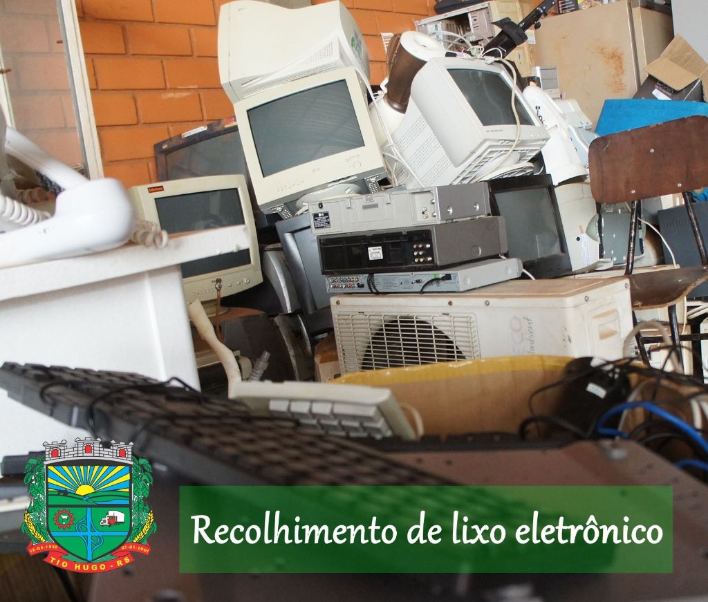 Campanha de Recolhimento de Lixo Eletrônico: Materiais poderão ser descartados até o dia 30 de junho