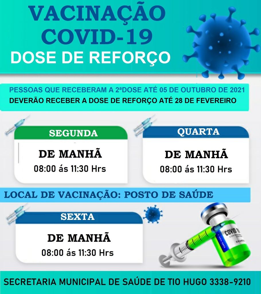 Dose de reforço vacina Covid-19