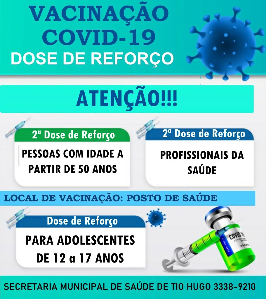 Doses de reforço: Vacinação Covid-19