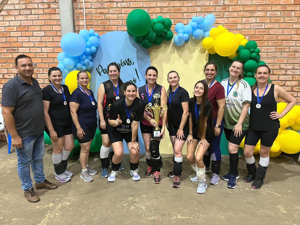 Torneio Municipal de Voleibol Feminino fez parte das comemorações dos 24 anos de Tio Hugo