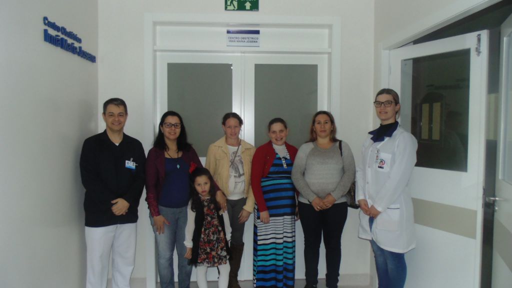 SAÚDE | SMS apresenta novas instalações do Centro Obstetrício do HNDSS às gestantes do grupo ”Espumoso é Vida”.