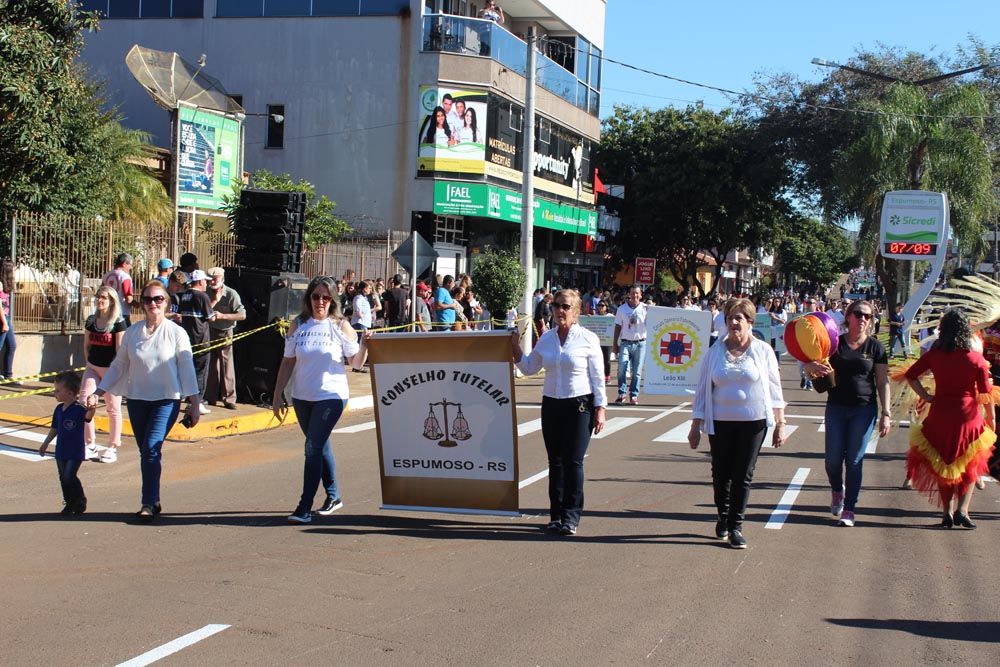 Confirmada a ordem do Desfile Cívico de 7 de setembro em Espumoso