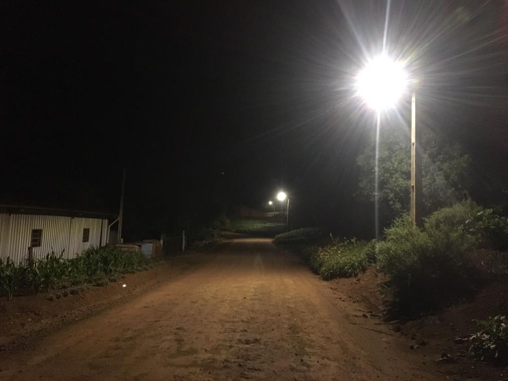 Perímetro rural de Victor Graeff conta com iluminação pública em LED