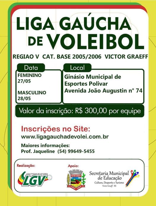 Liga Amadora Gaúcha de Voleibol em Victor Graeff
