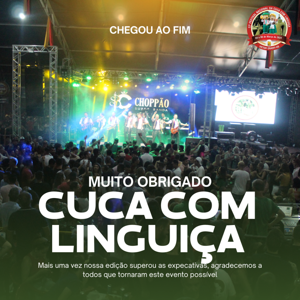 🎉 * 22° Festival da Cuca com Linguiça: Sucesso* 🎉