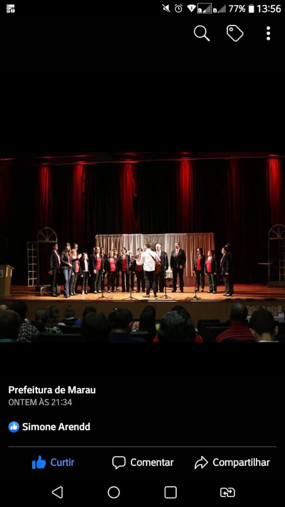 Coral Municipal realiza apresentação na 31ª Festa Italiana de Marau