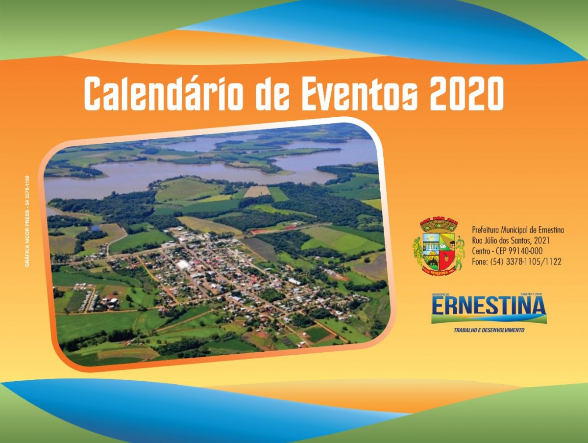 Calendário Municipal de Eventos 2020 está disponível para retirada