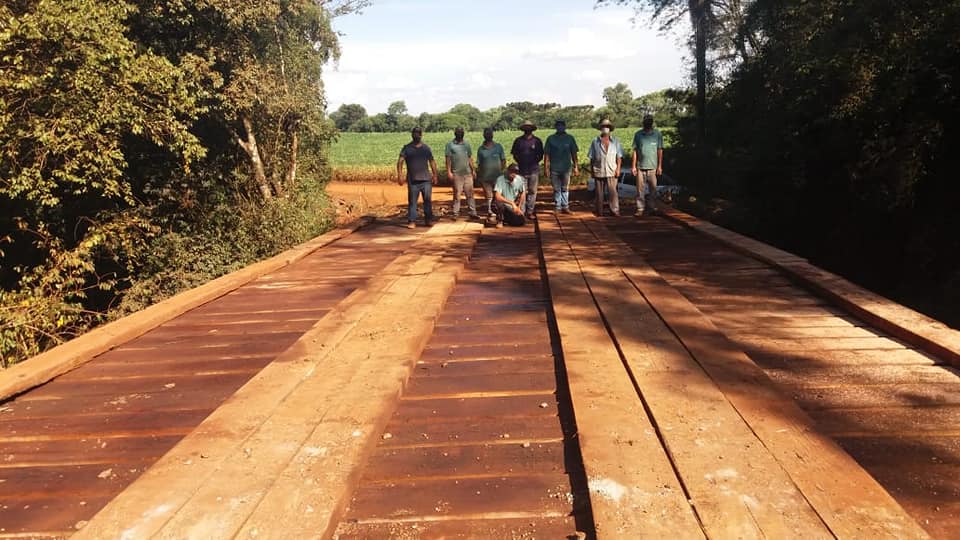 Reconstrução de Ponte no Faxinal entre Ernestina e Santo Antônio do Planalto foi concluída