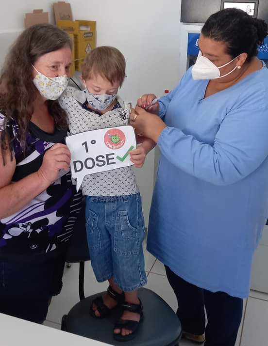 Ernestina inicia vacinação de crianças  contra a Covid-19 nesta quarta-feira (19)