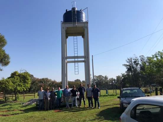 Prefeitura de Ernestina inaugura poço artesiano e instala nova Caixa D’Agua na localidade de Encruzilhada Muller
