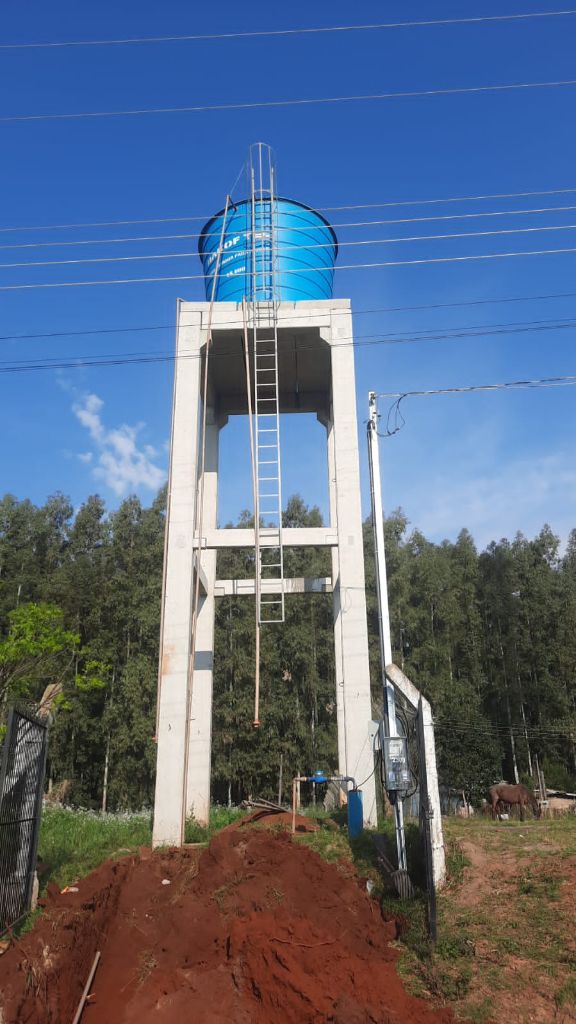 Instalada mais duas Caixas D’água na área urbana do município de Ernestina