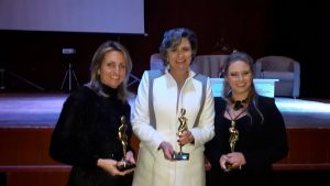 Simone Leite, Teodora Lütkemeyer e Paula Van Schaik foram homenageadas 