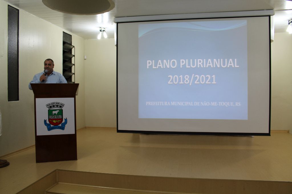 Plano Plurianual é apresentado a comunidade