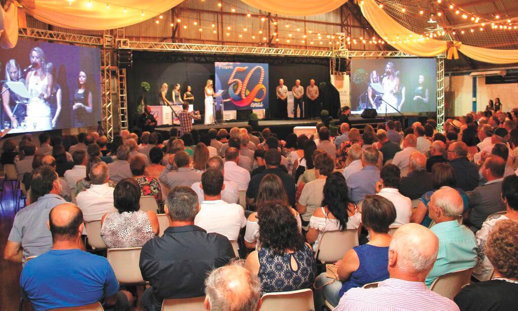 Administração de Não-Me-Toque participa da comemoração dos 50 anos da Coprel