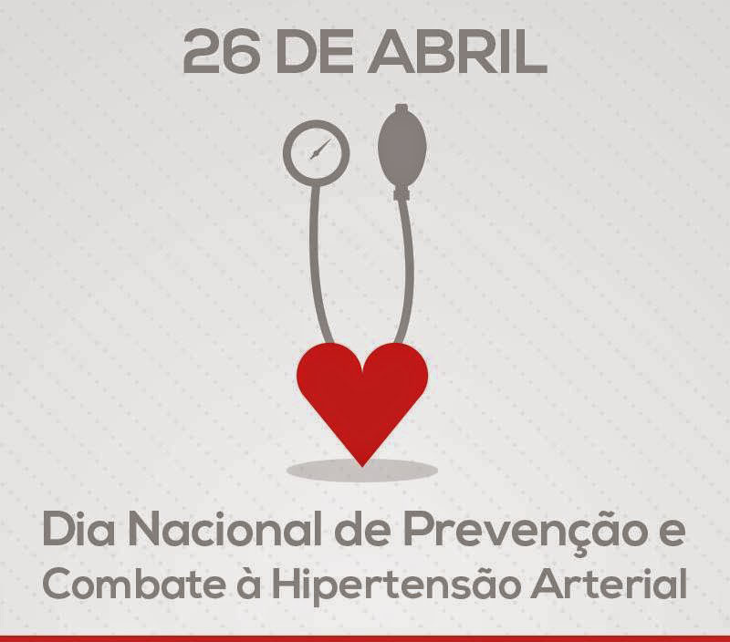 26 de Abril – Dia Nacional de Prevenção e Combate à Hipertensão Arterial