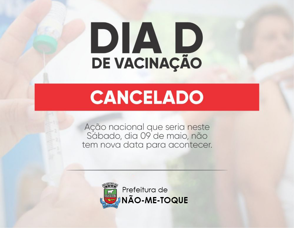 Dia “D” da campanha da Influenza é cancelado