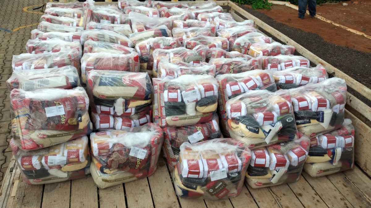 Projeto Compra Solidária Grazziotin entrega 94 cestas básicas para a Assistência Social
