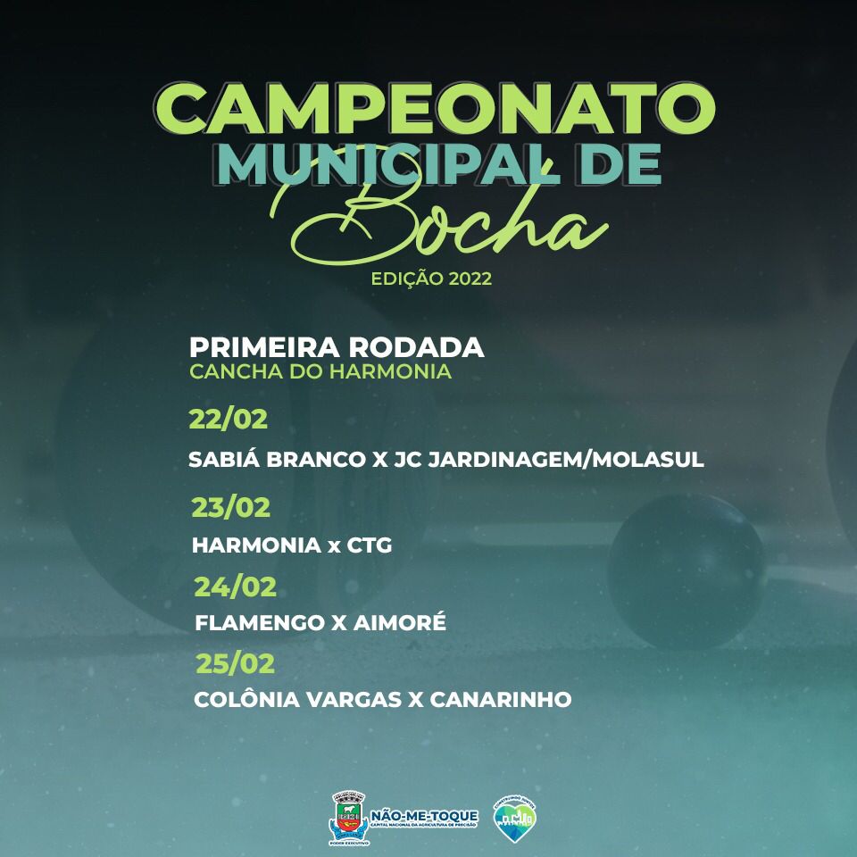 Campeonato Municipal de Bocha inicia na terça-feira (22)