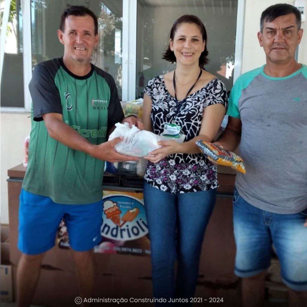 Secretaria de Assistência Social e Habitação recebe doação de 127 kg de alimentos