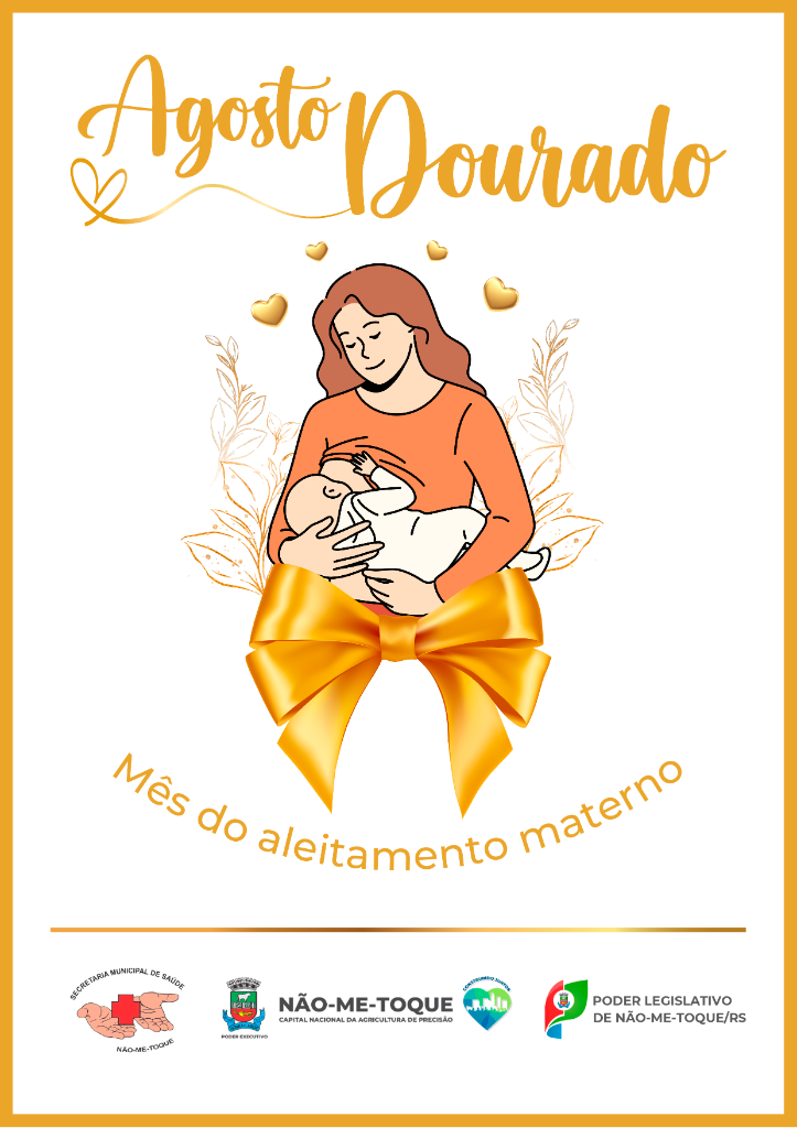 Agosto Dourado marca a campanha de incentivo ao aleitamento materno