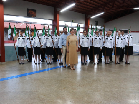 Escola Cívica apresenta oficialmente sua Guarda de Honra