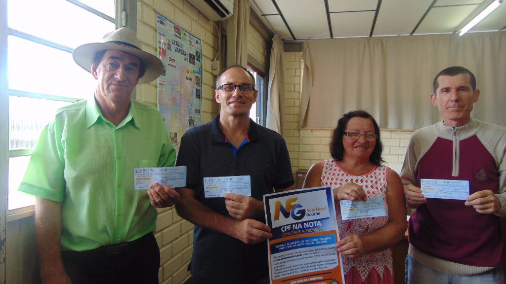 Prefeitura de Estação divulga ganhadores da Nota Fiscal Gaúcha Municipal