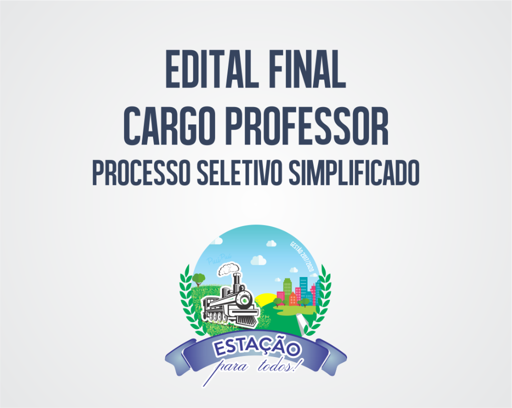 Divulgado o Edital Final do Processo Seletivo Simplificado para Professor