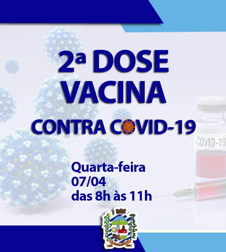 AVISO 2ª dose VACINA CONTRA COVID-19