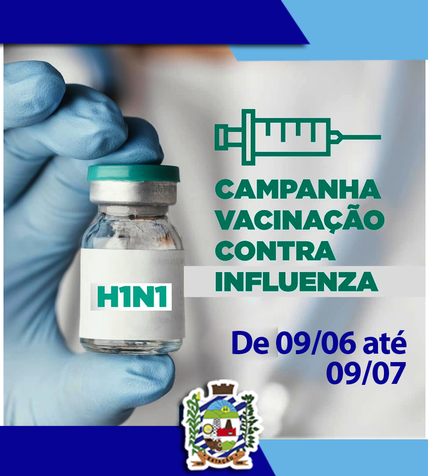VACINAÇÃO CONTRA A GRIPE – H1N1 – ENTRA NA TERCEIRA FASE de 09/06 até 09/07